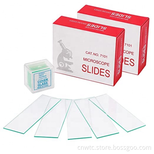 Lab Supplies: Frosted Glass Cover Slips and Microscope Slides